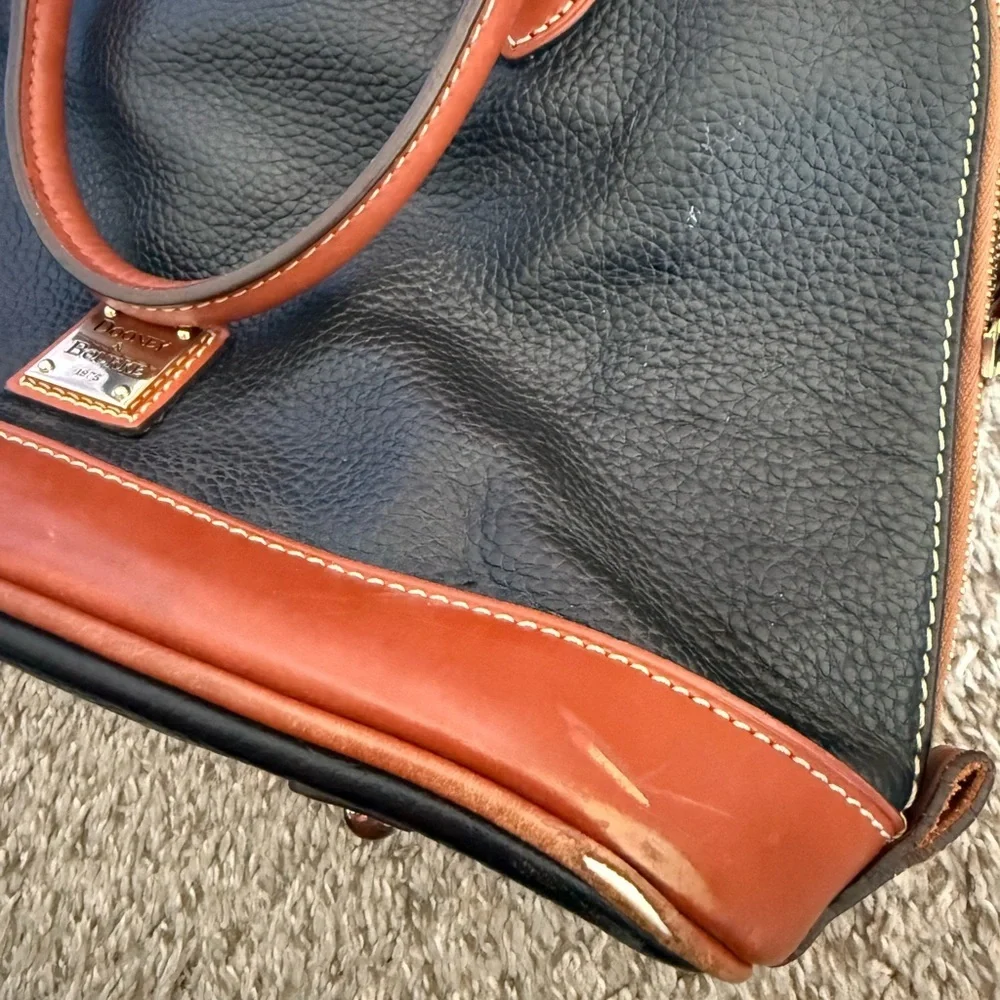 Dooney & Bourke Pebble Grain Zip Zip Satchel